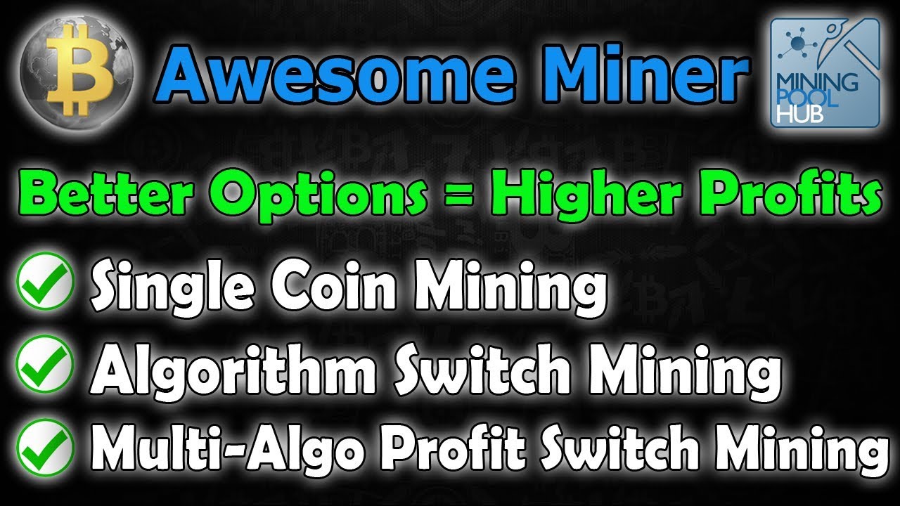 Coin and profit statistics : Awesome Miner
