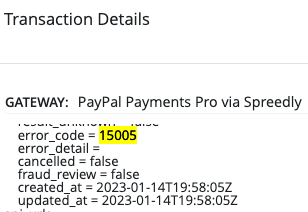 Why did I get API error codes , and ? | PayPal IN