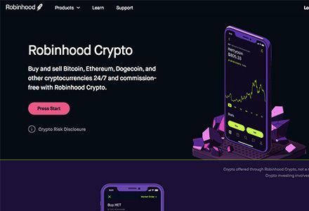 No commission crypto trading | Robinhood