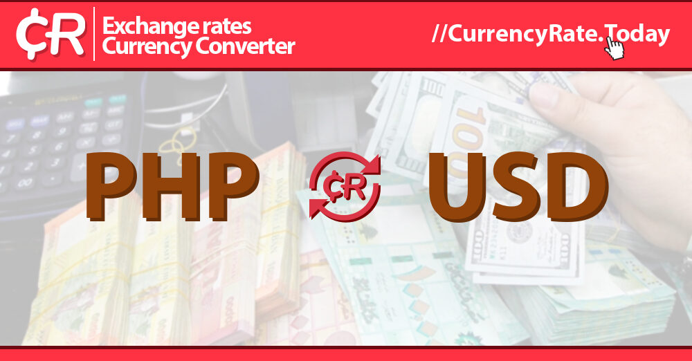 PHP to USD - Convert Philippine Peso in US Dollar