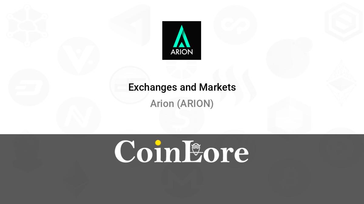 Arion price today, ARION to USD live price, marketcap and chart | CoinMarketCap