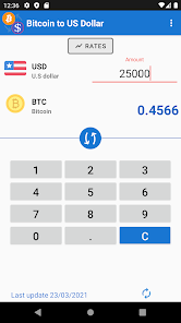 Bitcoin to US Dollar or convert BTC to USD