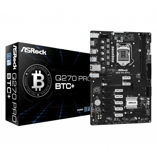 Asrock Intel H Pro BTC+ ATX DDR4-SDRAM Motherboard