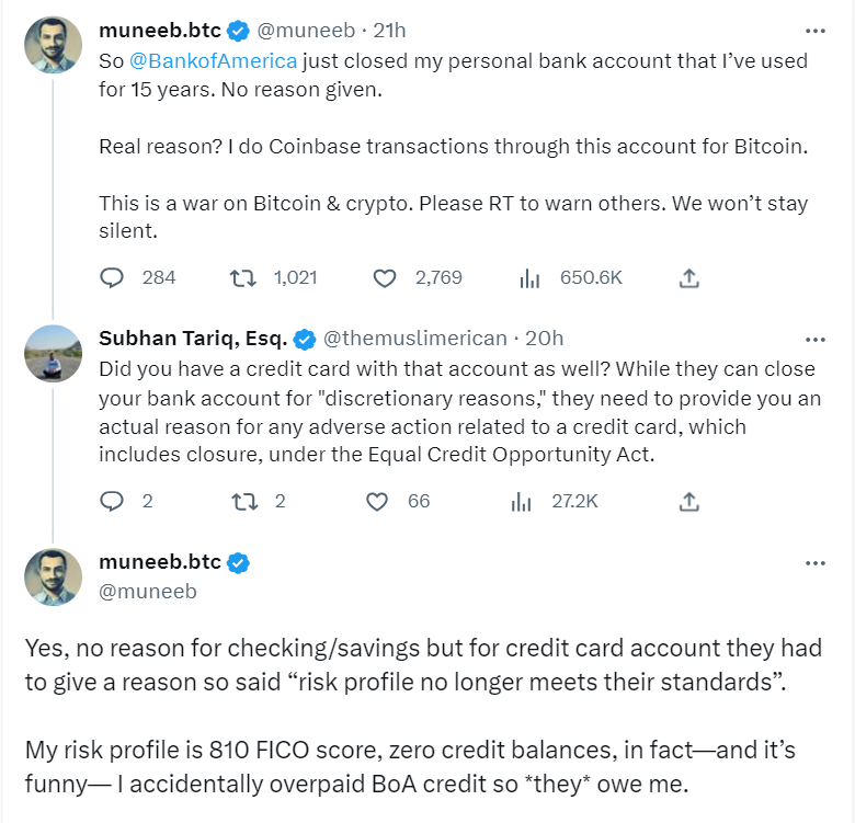 Bank of America's Shocking Anti-Crypto Move, Coinbase CEO Reacts