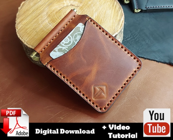 Money Clip Card Wallet - Digital Pattern (PDF) – Little King Supply Co.