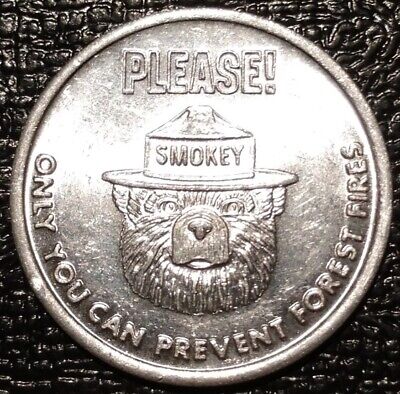 Smokey Bear travel tag