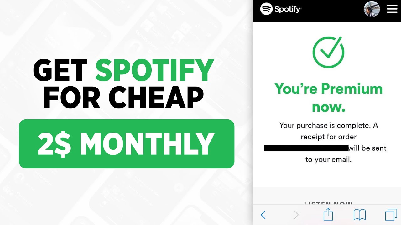 How to get Spotify premium cheaper in 