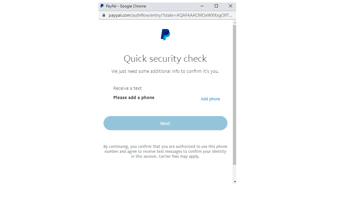 Solved: Security check - Verify your account - PayPal Community