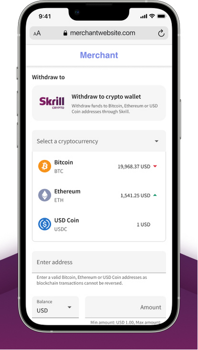 What crypto services does Skrill offer? | Skrill