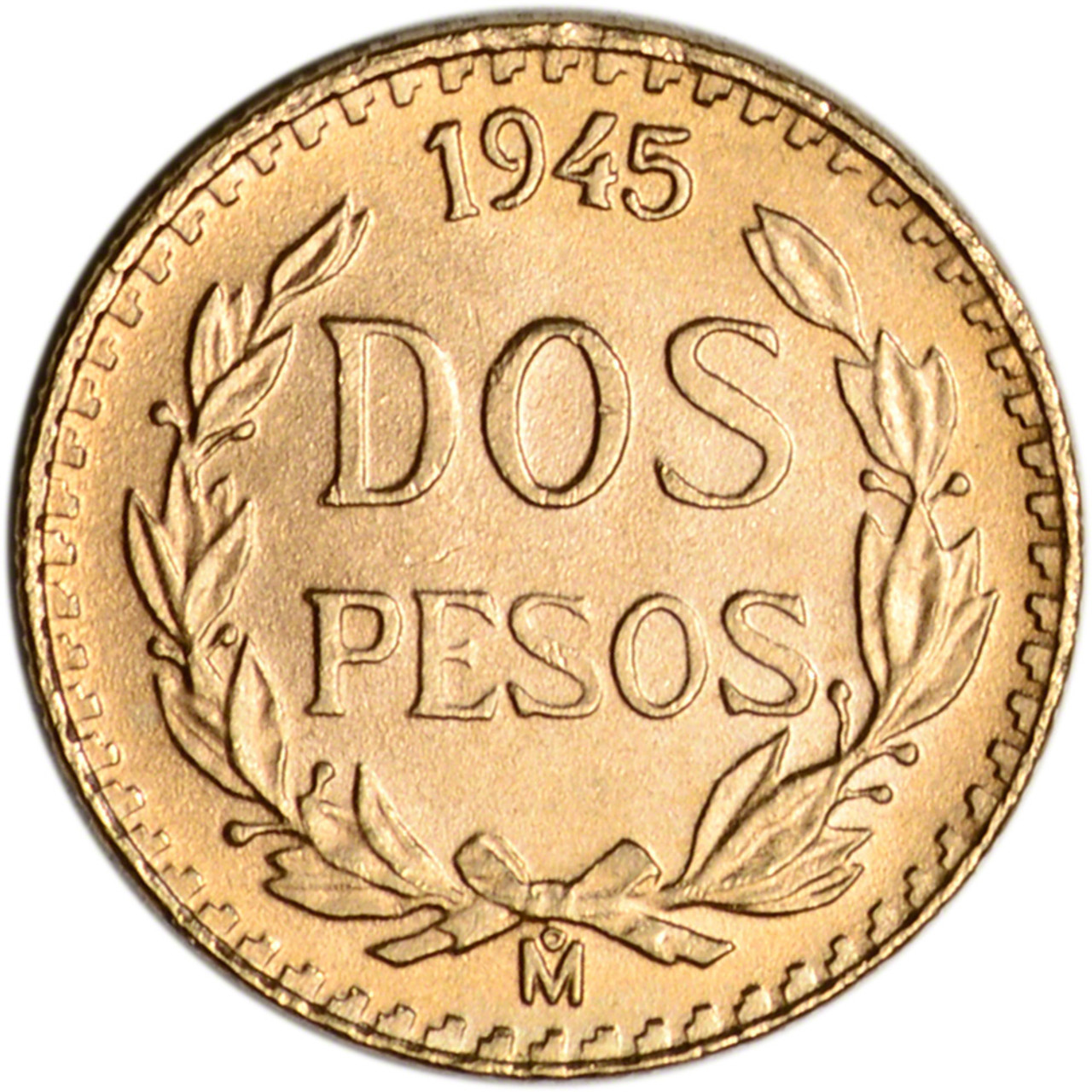 Mexican Dos Peso Restrike Year - Auronum