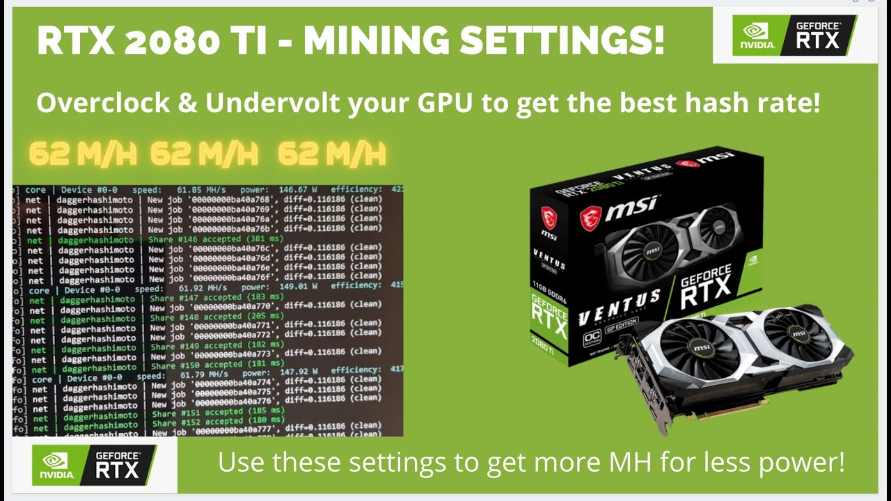 RTX Ti Mining Settings