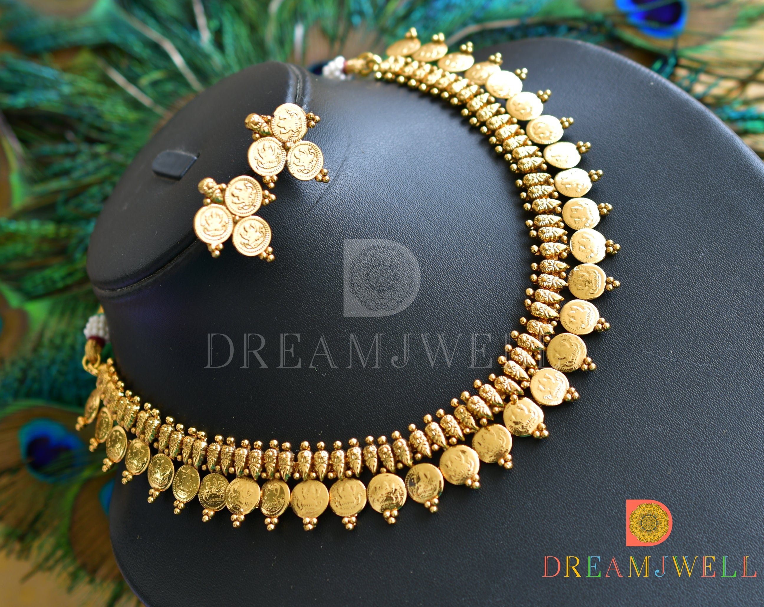 Classic Lakshmi Coin Necklace - Miyas Jewels