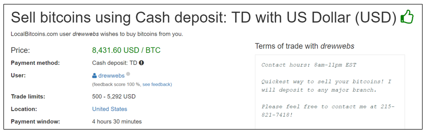 how do i deposit money on a bitcoin account | Localbitcoins