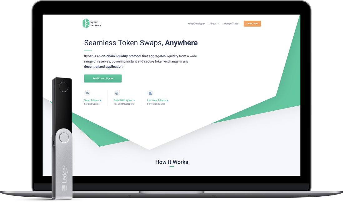 Kyber Network - Compatible third-party Swap | Ledger