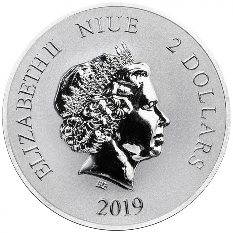 NIUE 1 oz silver Mickey Mouse CHRISTMAS $2 - cointime.fun