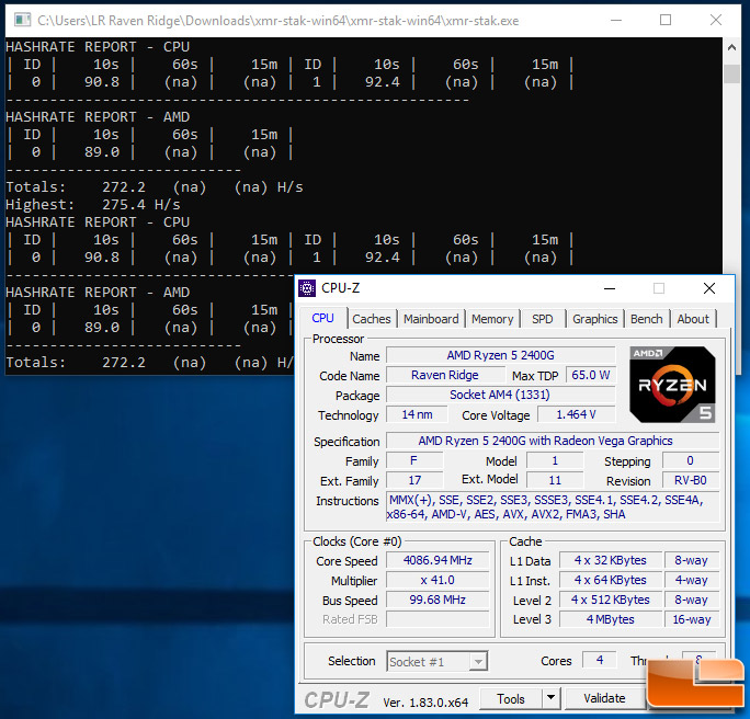 AMD Ryzen 5 G Mining Performance with NiceHash and XMR-STAK - Legit Reviews