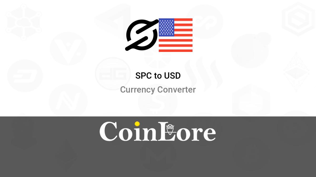 Convert 1 USDT to SPC - Tether to SpaceChain Converter | CoinCodex