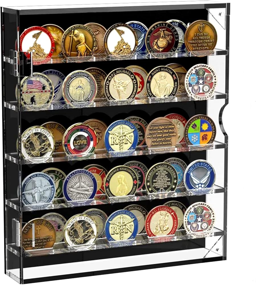 Military Challenge Coin Display Cases : American Made | Veteran Owned - Shop Now