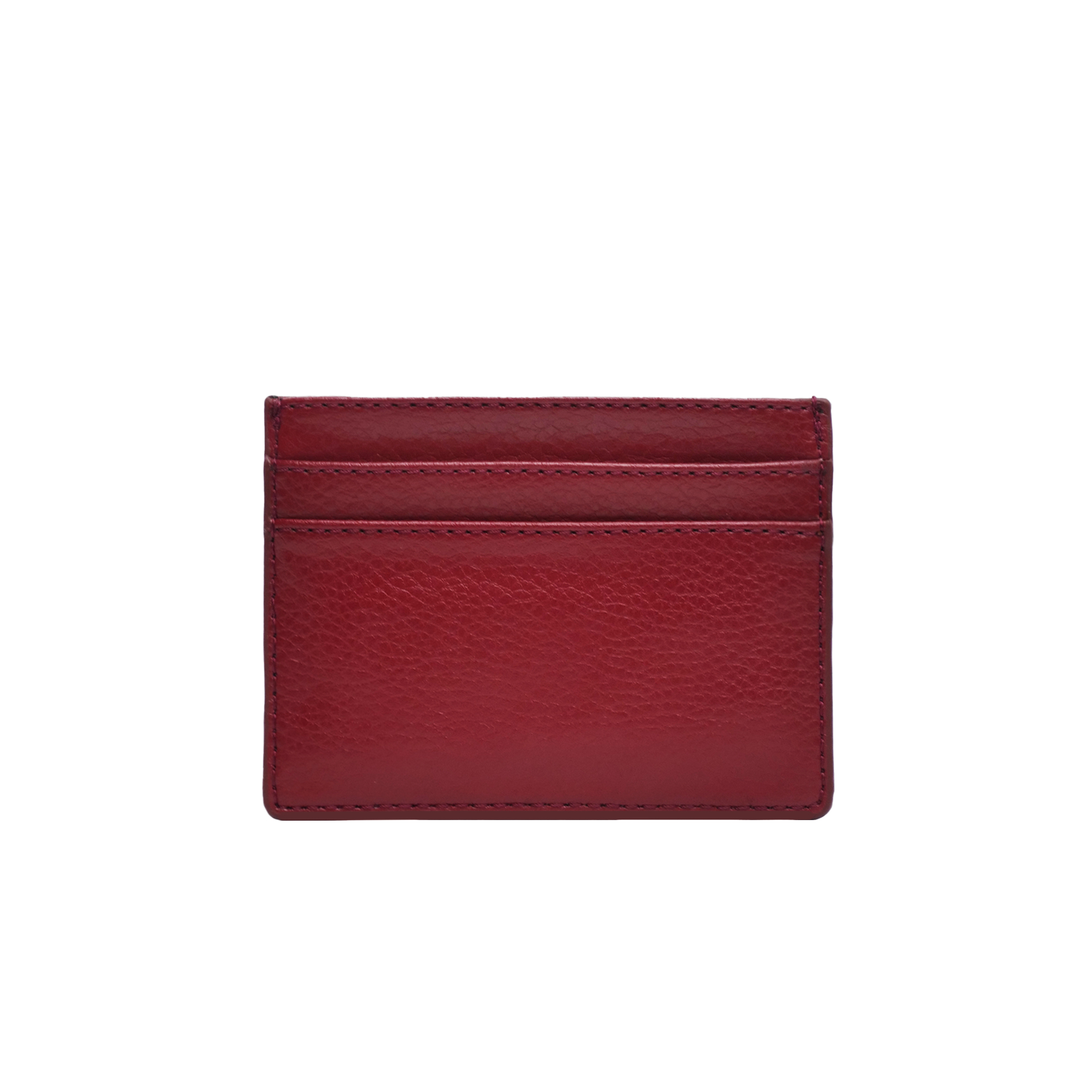 Red Leather Snap Card Case Wallet – Kerry Noël