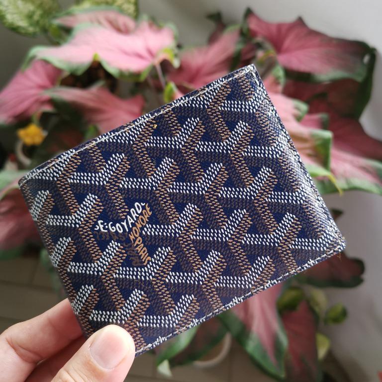 Goyard Marine blu vertical wallet Dark blue ref - Joli Closet