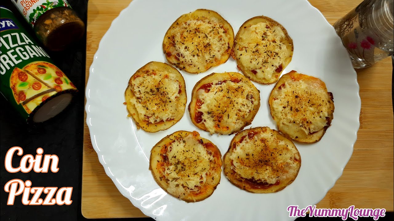 Bread Coin Pizza - Zayka Ka Tadka