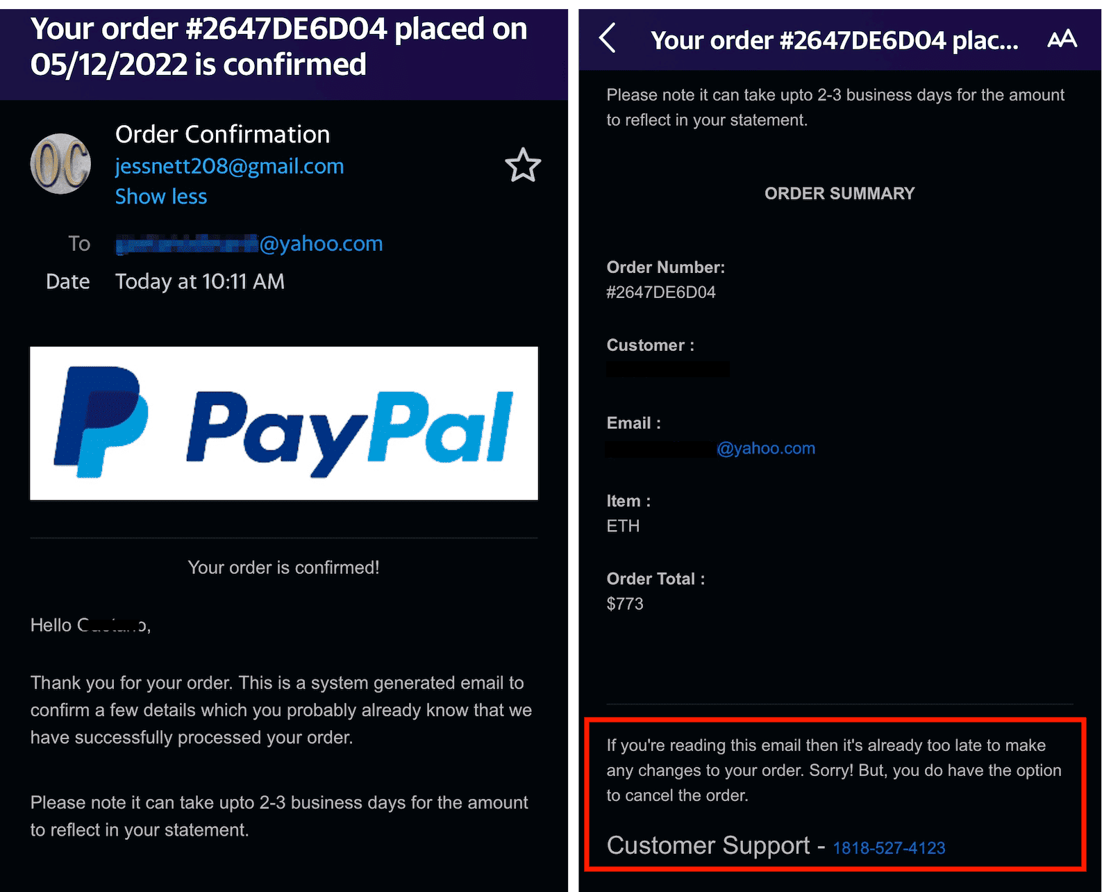 PayPal phishing scam uses invoices sent via PayPal | Hacker News