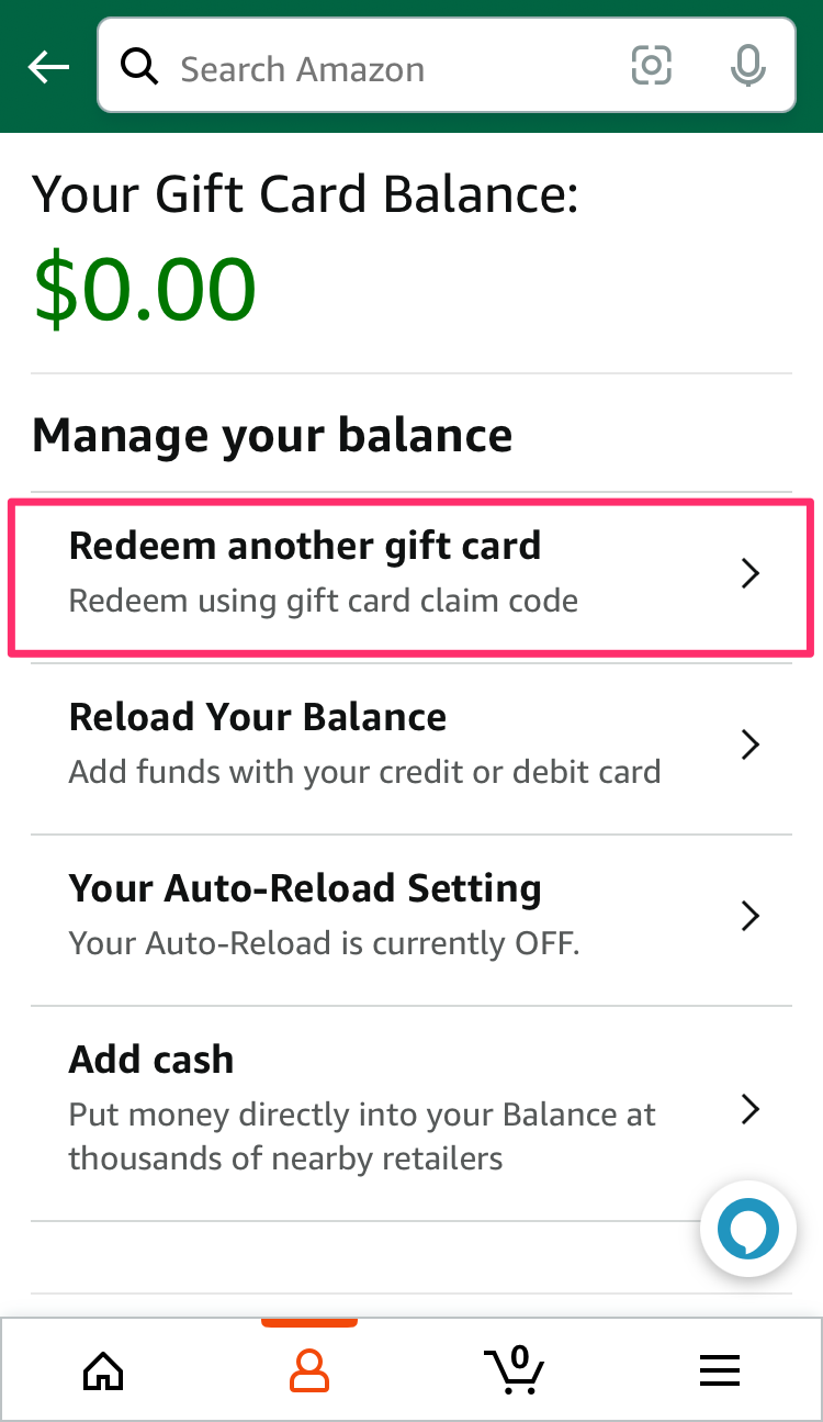 How to Apply a Gift Card Code to Amazon