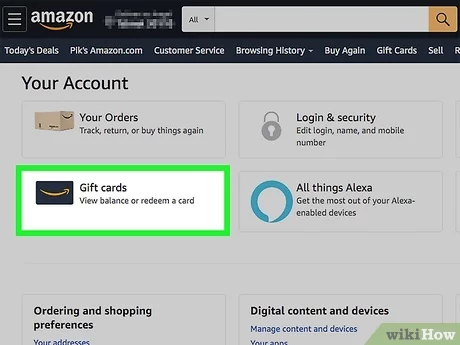 How to Redeem an Amazon Gift Card