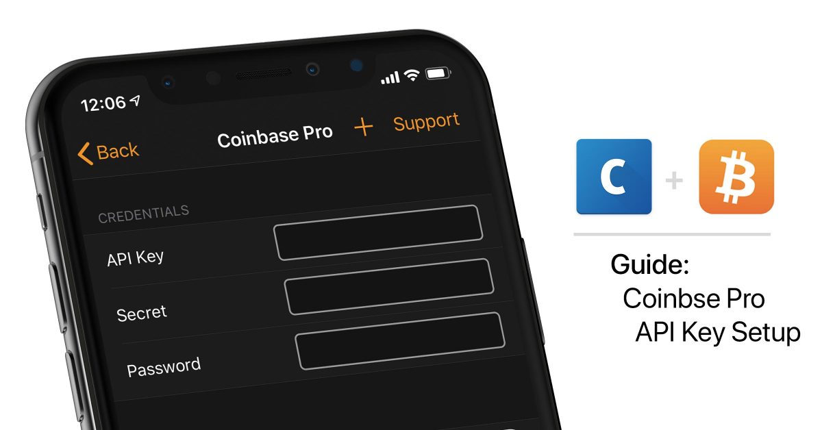 How to configure Coinbase API key and add it to Good Crypto