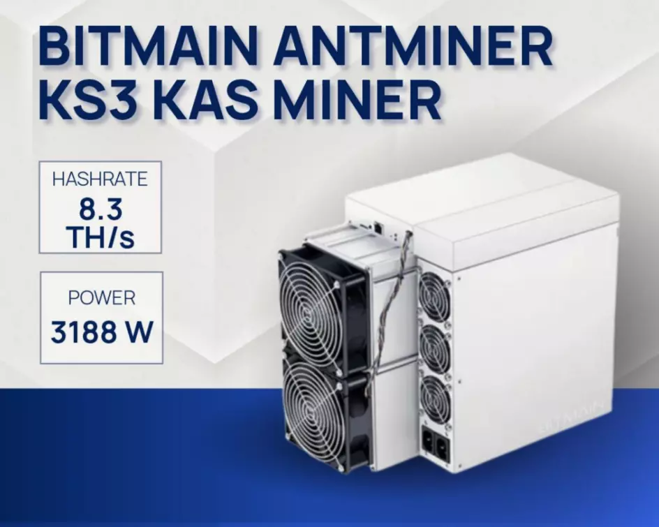 Bitmain Antminer Kaspa Kas Miner KS3 (Th)