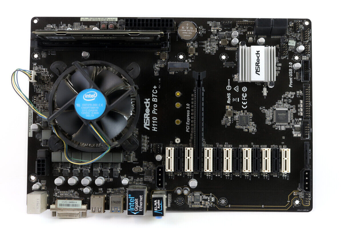 Buy ASRock H Pro BTC+ 13GPU Mining Motherboard in Pakistan