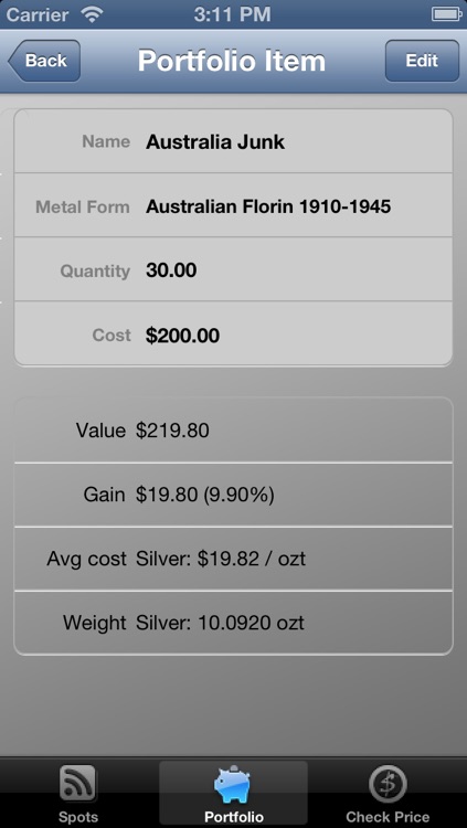 Money Weight Calculator