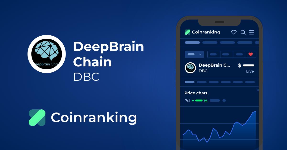 DeepBrain Chain Price Today - DBC Price Chart & Market Cap | CoinCodex