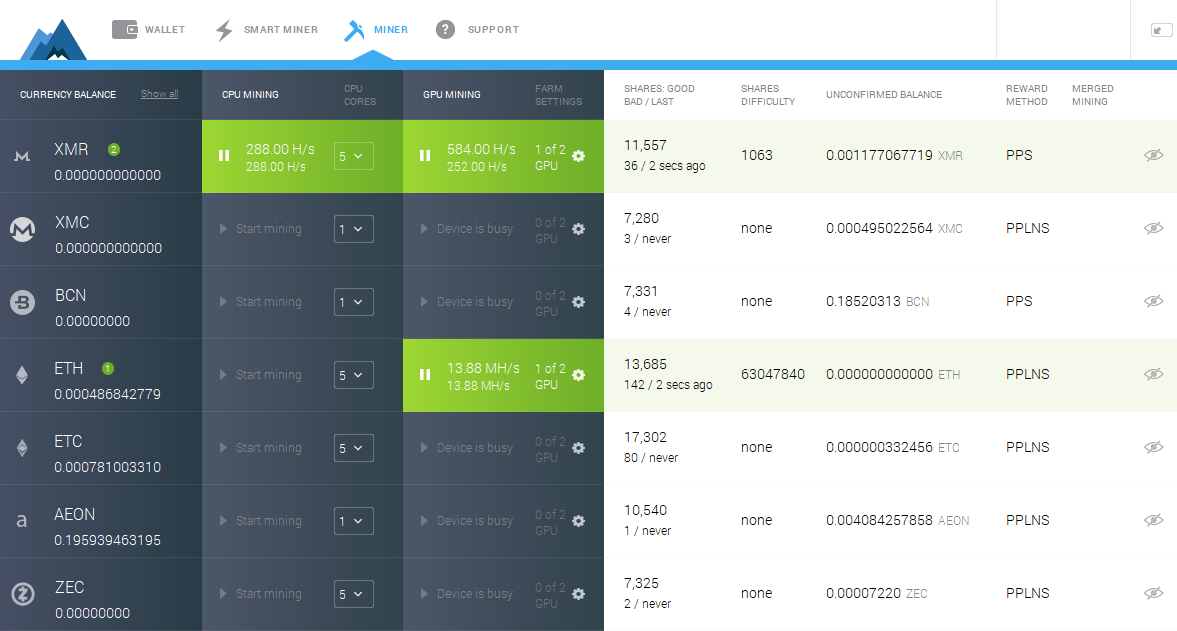 GPU mining not available - Minergate Forum