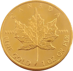 1 Oz Canadian Gold Maple Leaf - GoldCore