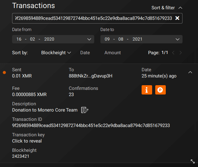 Monero Explorer — Blockchair