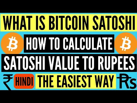 Convert Satoshi to INR Indian Rupee and INR to Satoshi