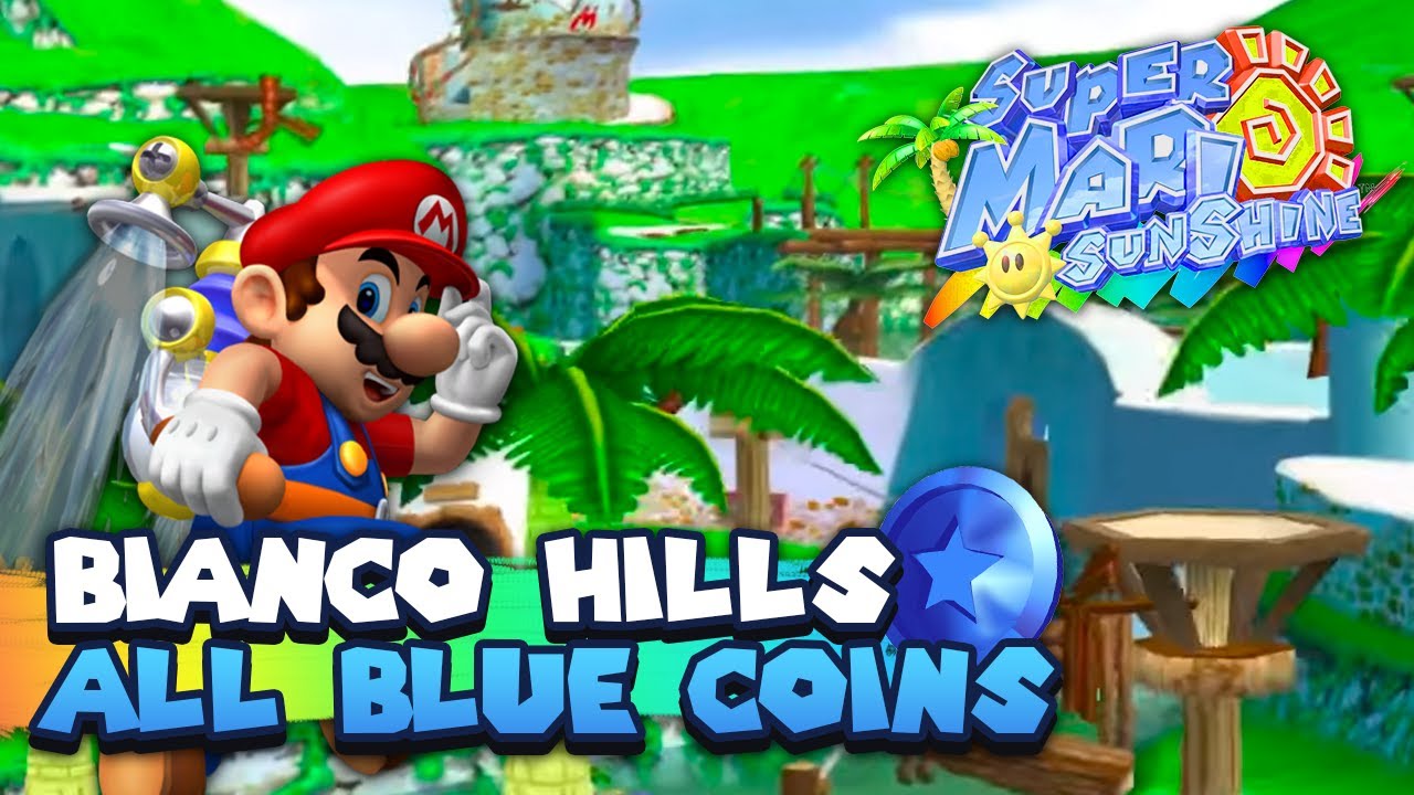 Super Mario Sunshine/Bianco Hills blue coins - Wikibooks, open books for an open world