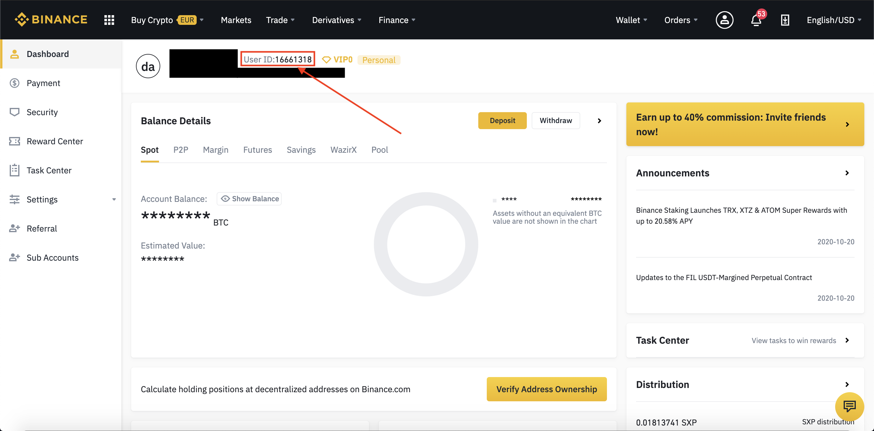 How To Find Your Binance Wallet Address ()