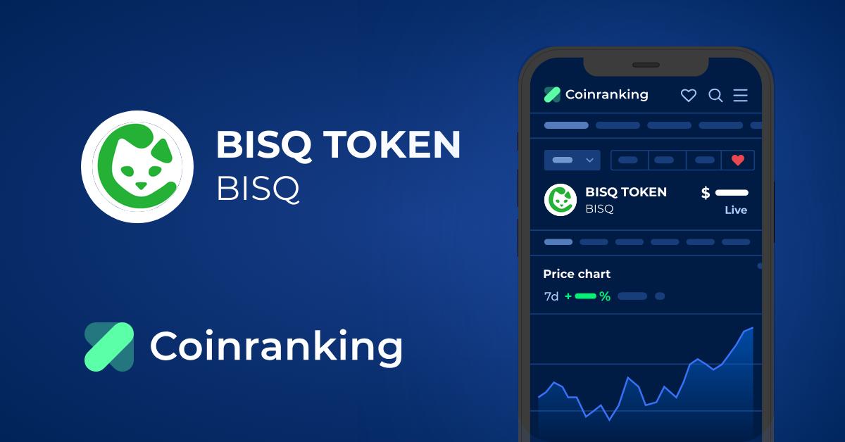 BISQ TOKEN Price Today - BISQ to US dollar Live - Crypto | Coinranking