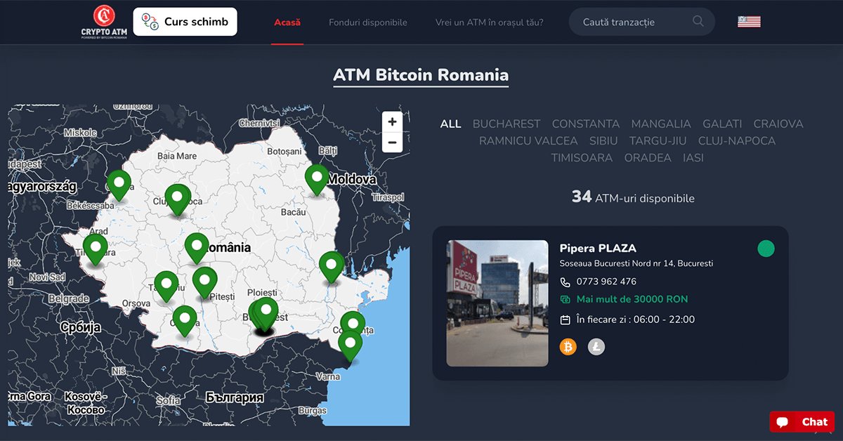 Over Payment Terminals in Romania Now Sell Bitcoin