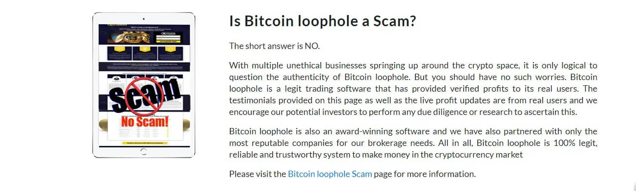 Bitcoin Loophole Review - Is this Crypto Robot a Scam or Legit?