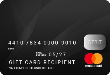 MasterCard® Gift Card 10,$ – Exchangino Buy Prepaid CreditCard