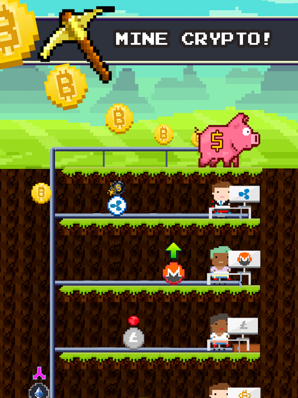 Free download Bitcoin Miner Idle Tycoon APK for Android