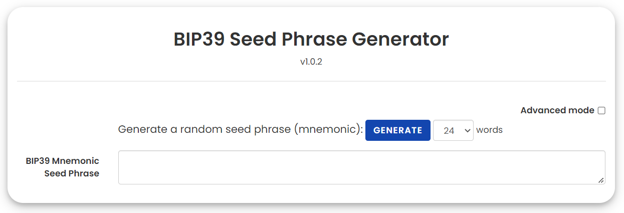 BIP39 Tool: A Bitcoin Mnemonic Generator Explained