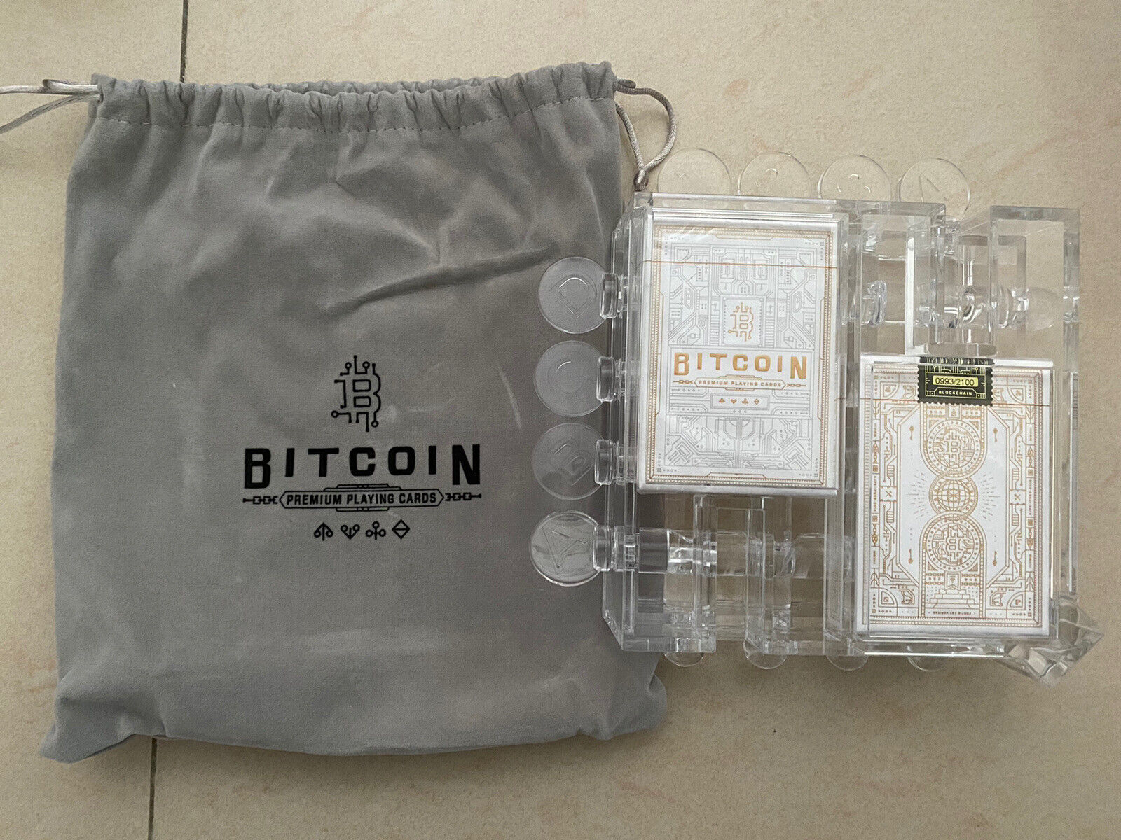 Bitcoin (Black) Playing Cards by Patrick Kun Leading Online Magic Shop