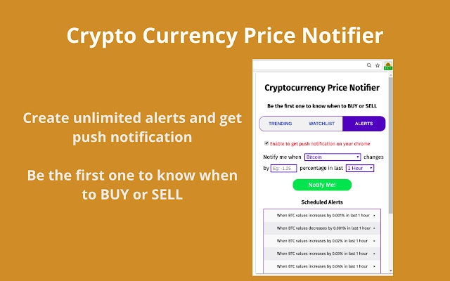 Crypto Price Alerts | CoinCodex