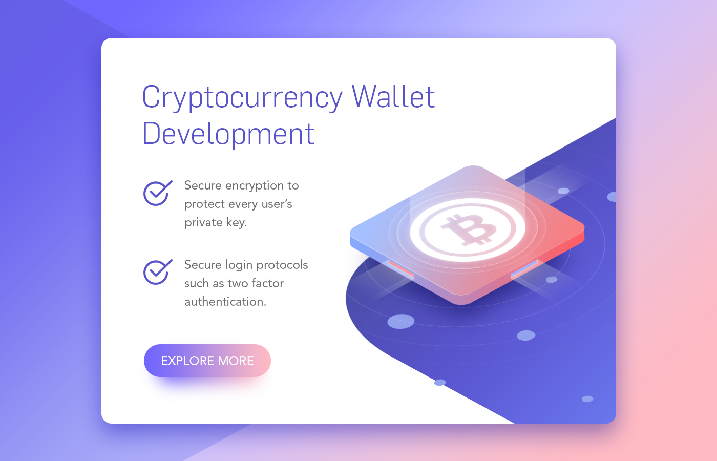 Bitcoin Wallet Development Company in USA | Crypto Wallet Development Services in USA