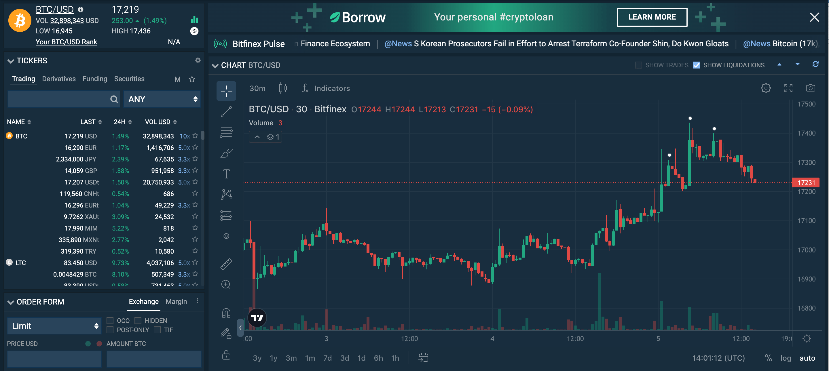 Bitfinex Exchange Review - Details, Pricing, & Features