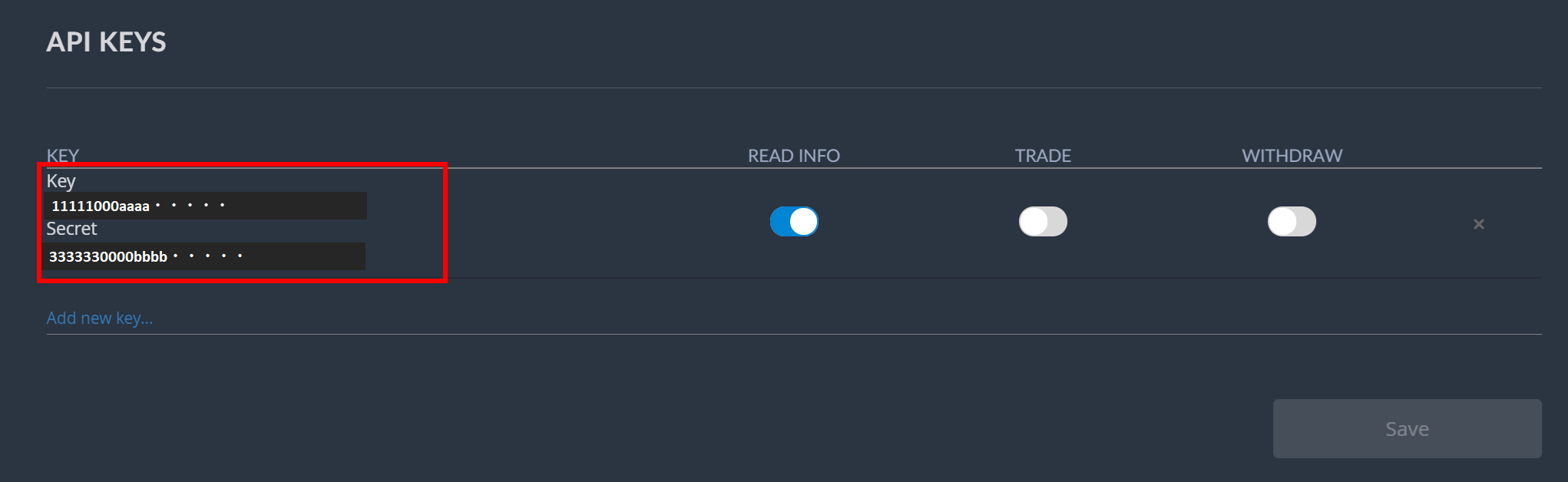 Bittrex API Import : Support Desk